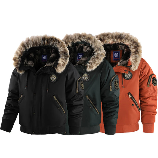 Smart Casual Heren Jas met Afneembare Capuchon