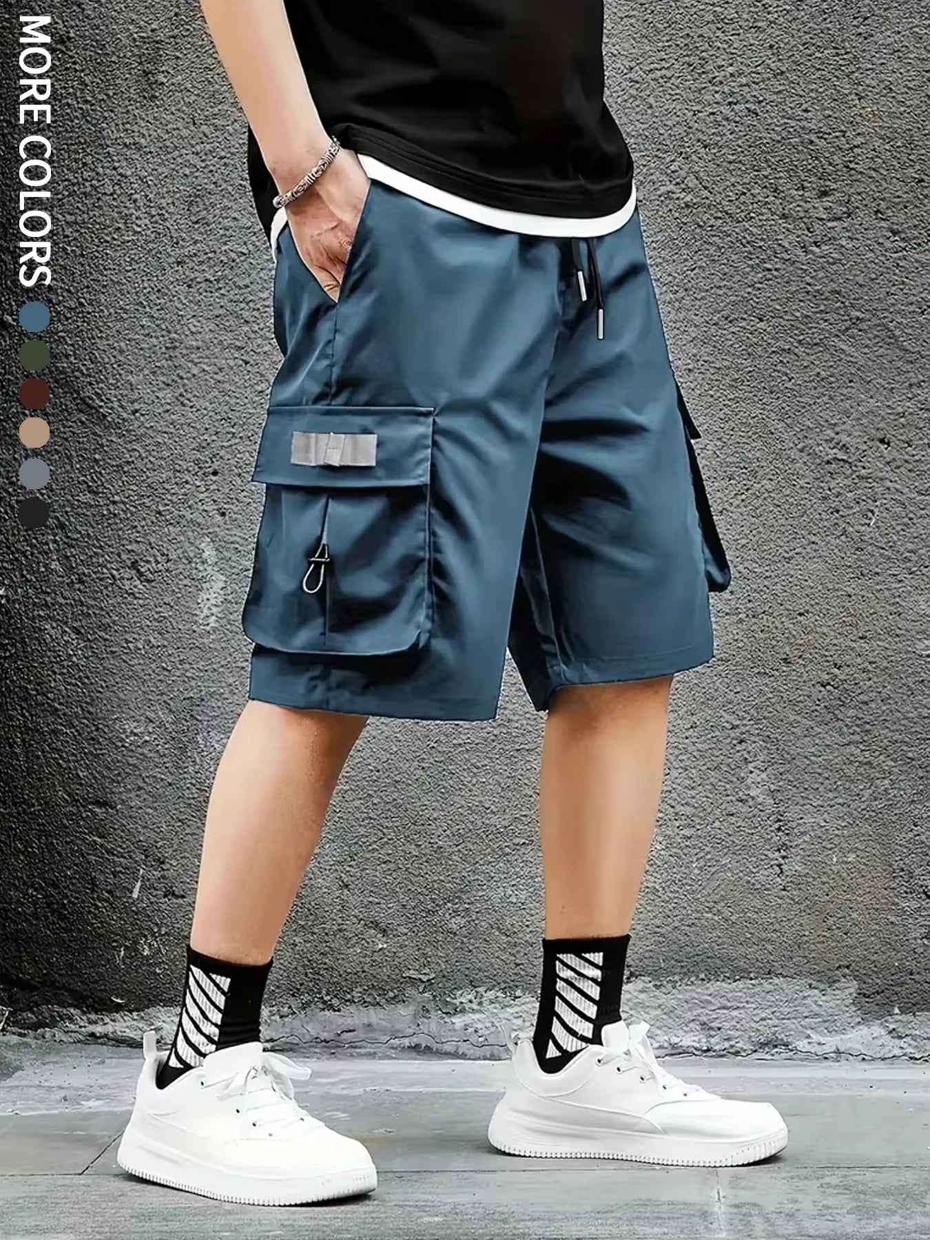 Heren Cargo Shorts met Grote Zakken – Outdoor & Casual