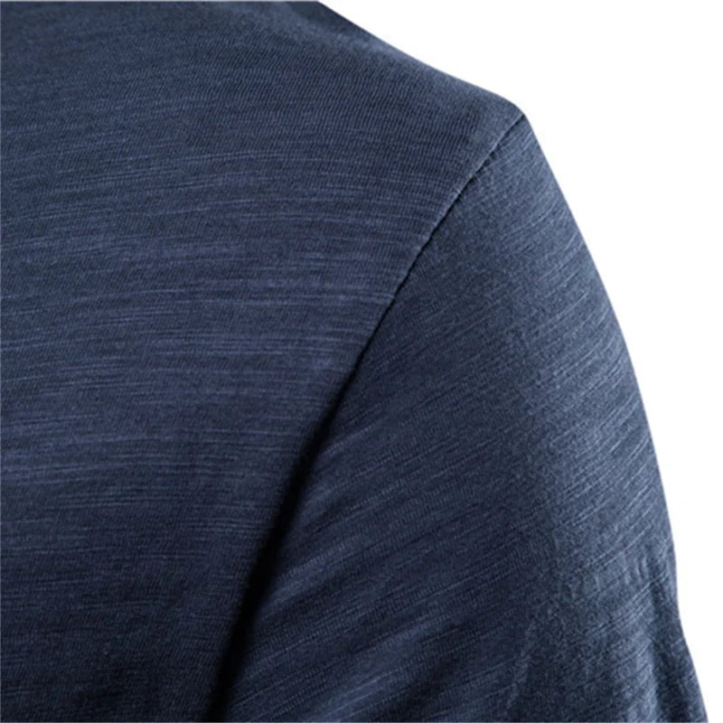 Heren Basic Cotton T-Shirt – Ademend Casual Zomer Shirt