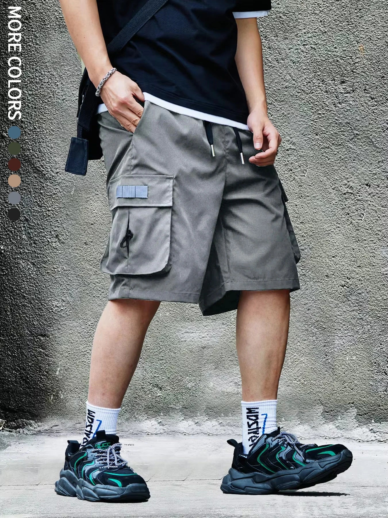 Heren Cargo Shorts met Grote Zakken – Outdoor & Casual