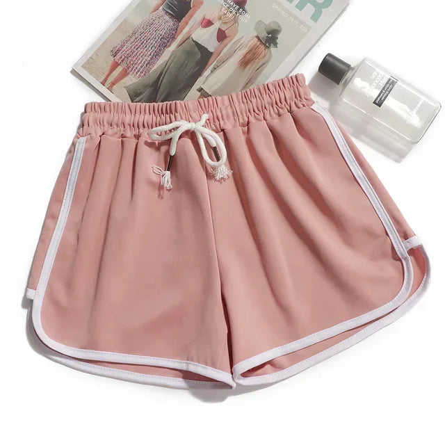 Dames Gestreepte Casual Shorts – Korean Streetwear