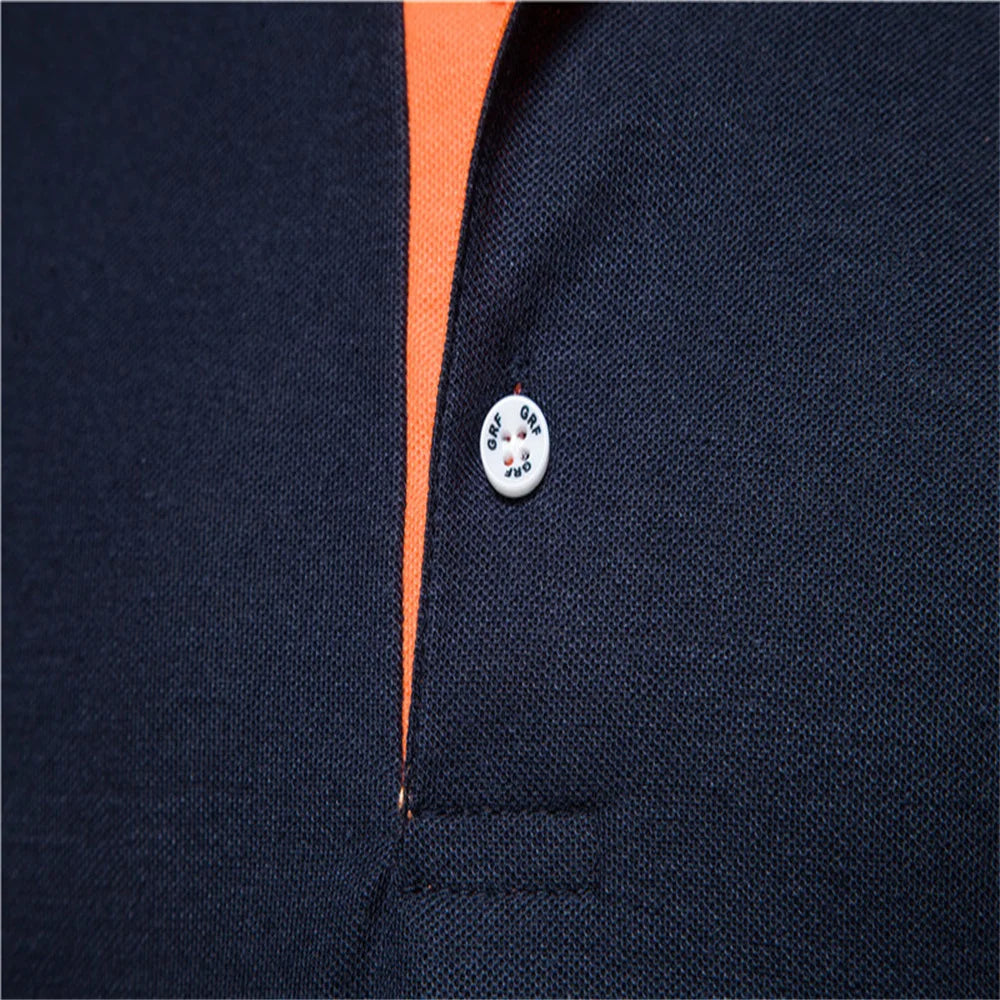 Heren Geborduurd Polo Shirt – Zomer Casual