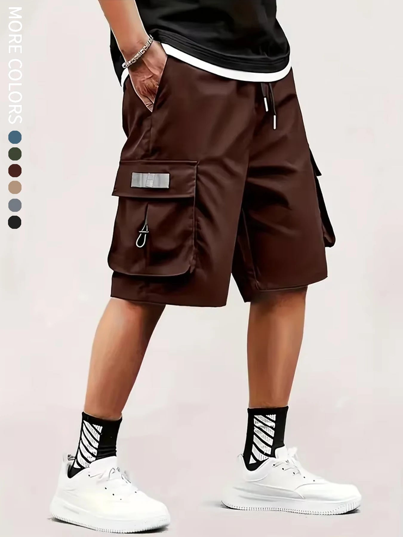 Heren Cargo Shorts met Grote Zakken – Outdoor & Casual
