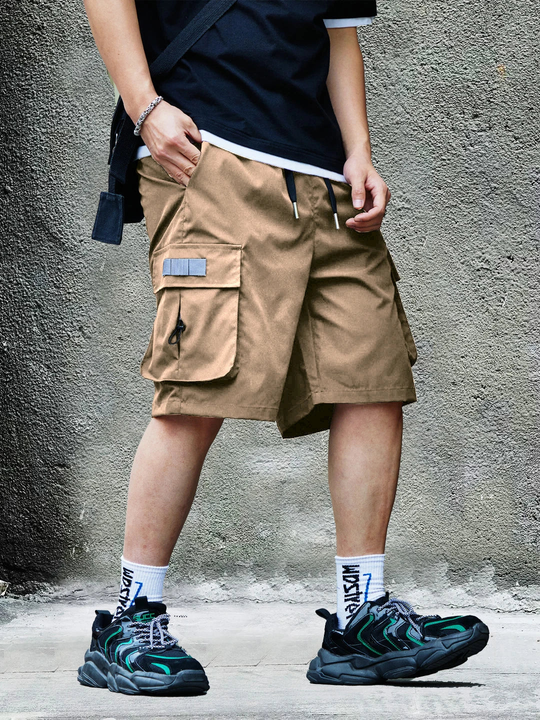 Heren Cargo Shorts met Grote Zakken – Outdoor & Casual