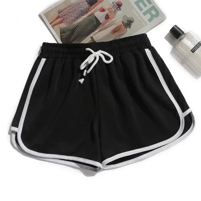 Dames Gestreepte Casual Shorts – Korean Streetwear