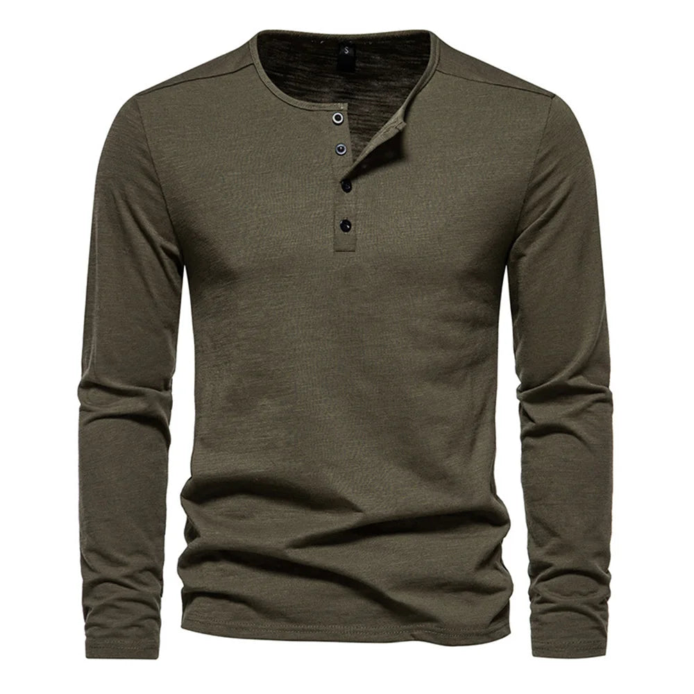 Heren Longsleeve van Katoen – Casual & Comfortabel