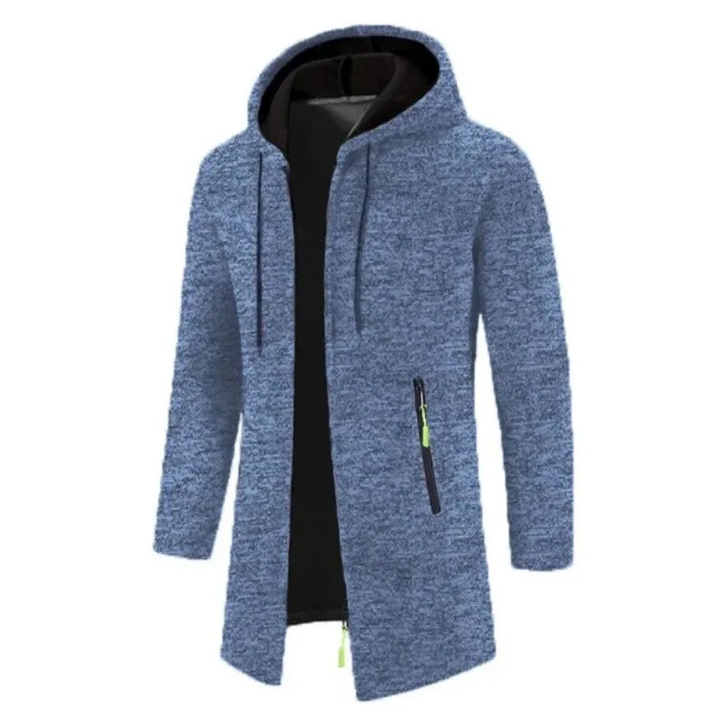 Heren Hoodie met Ritssluiting – Warme Fleece Casual Sweater