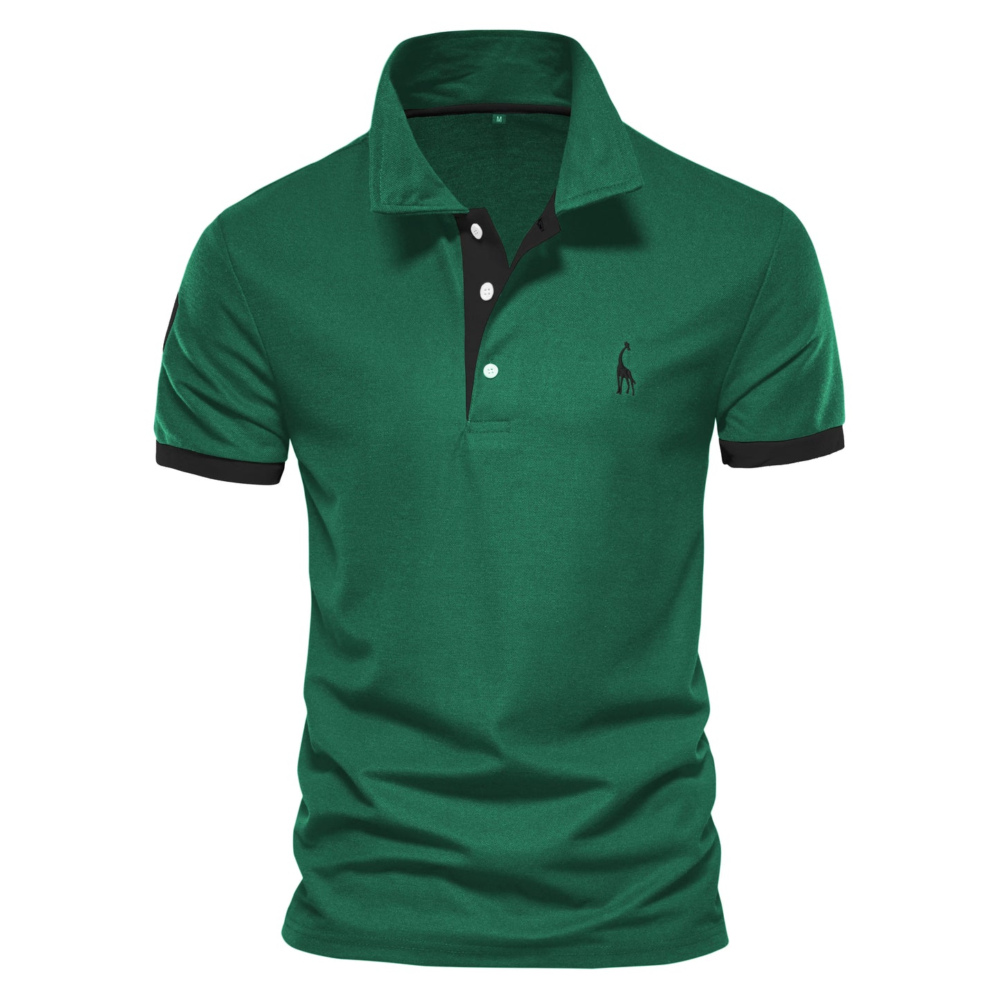 Heren Geborduurd Polo Shirt – Zomer Casual