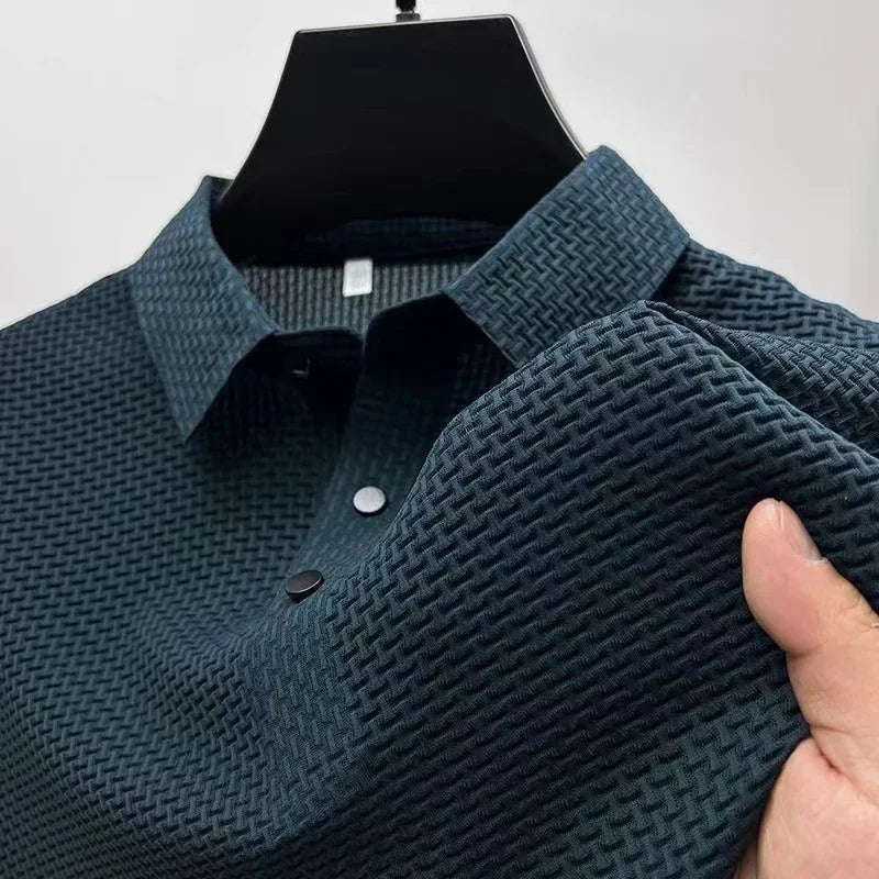 Heren Polo Shirt met Bloemenprint – Zomer Business Casual