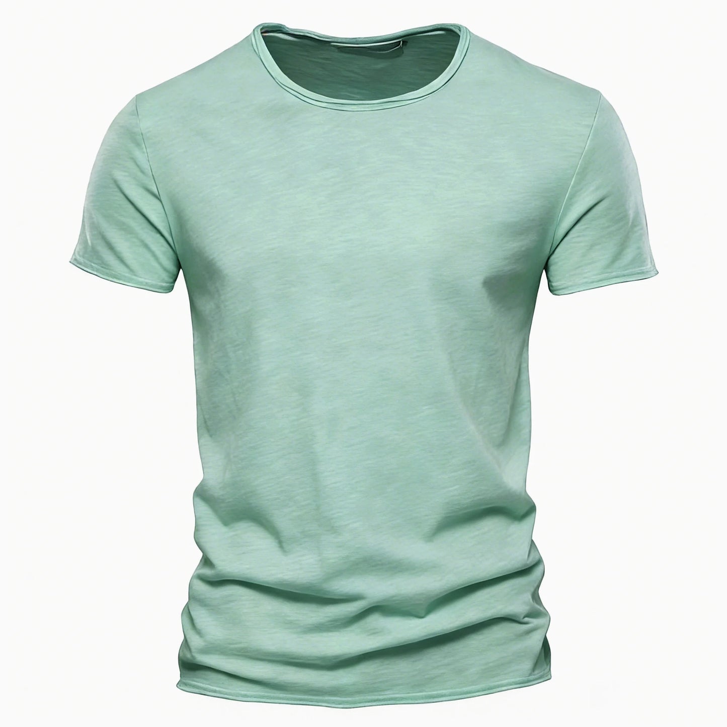 Heren Basic Cotton T-Shirt – Ademend Casual Zomer Shirt