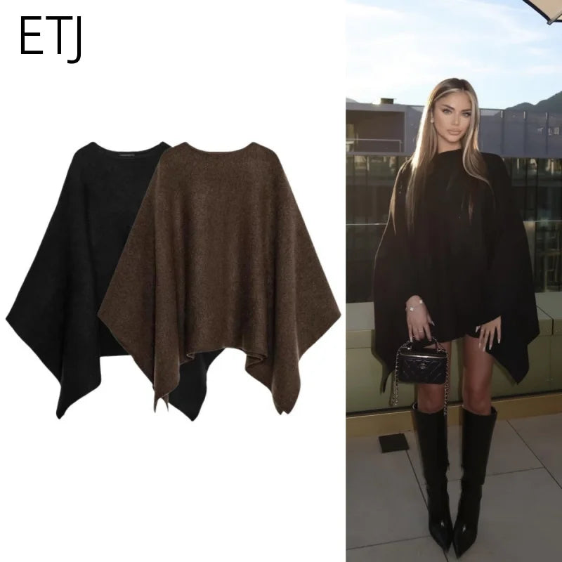 Dames Oversized High Street Trui – Comfortabele Batwing Sweater