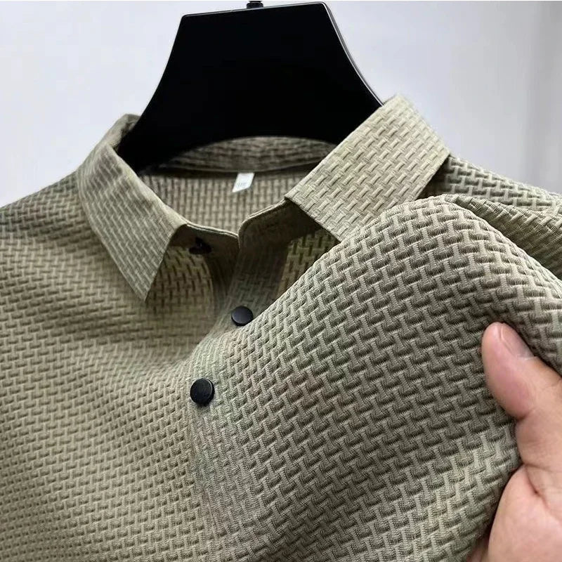 Heren Polo Shirt met Bloemenprint – Zomer Business Casual