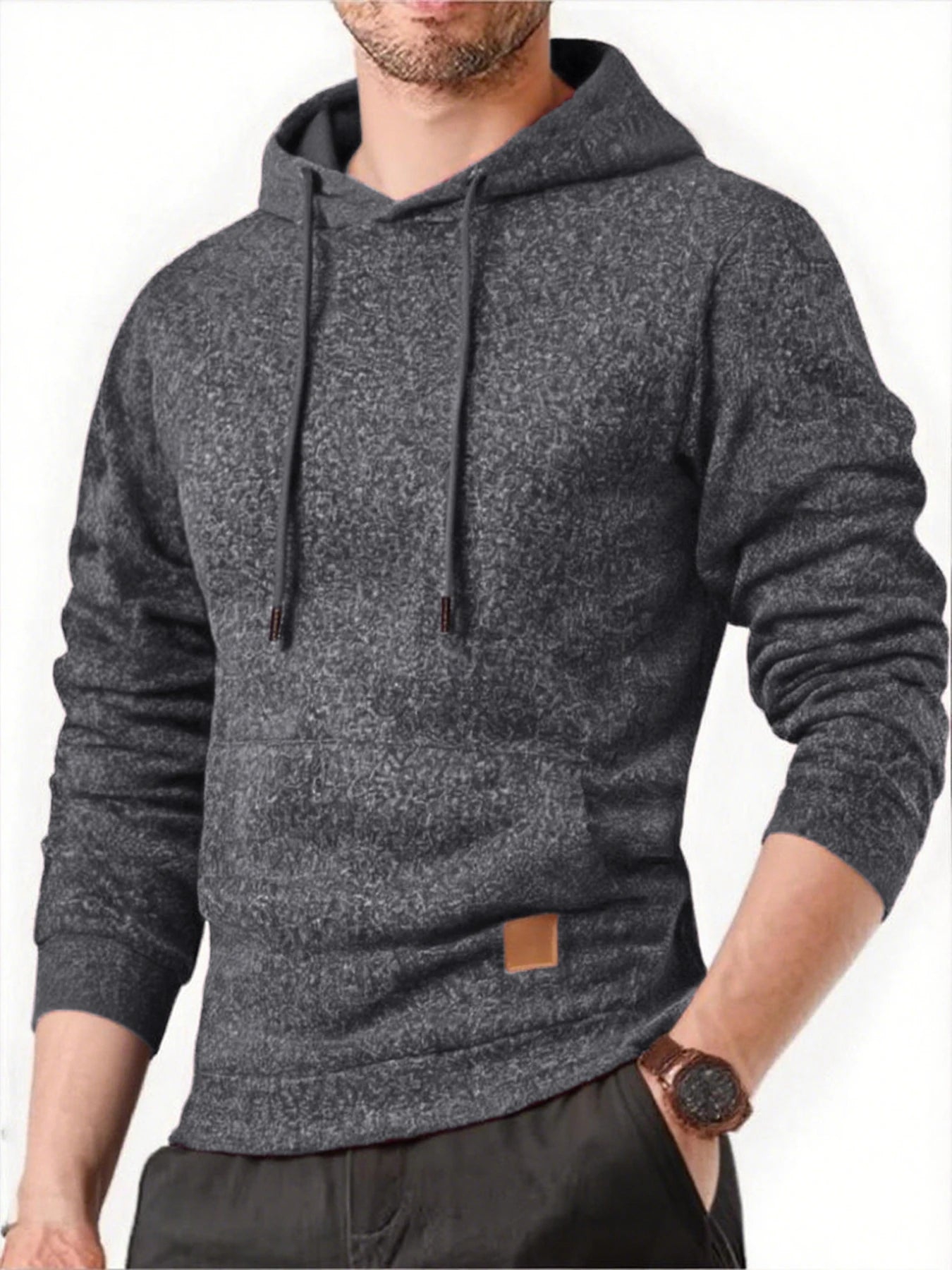 Heren Mouwloze Hoodie – Casual Streetwear