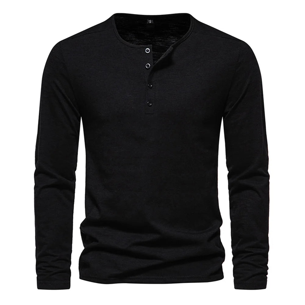Heren Longsleeve van Katoen – Casual & Comfortabel