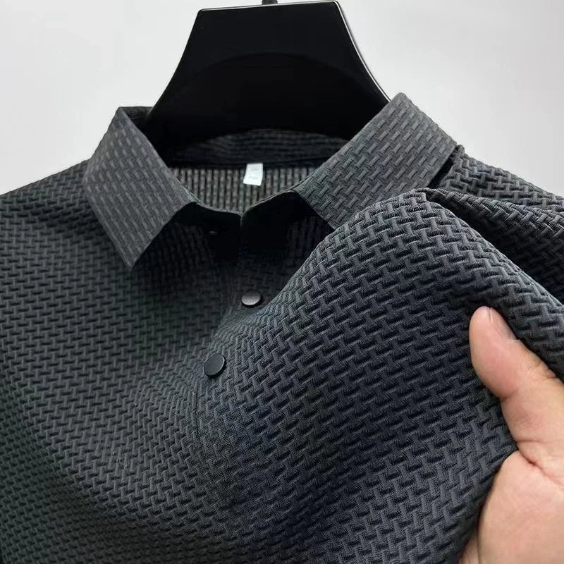 Heren Polo Shirt met Bloemenprint – Zomer Business Casual