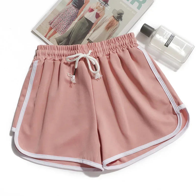 Dames Gestreepte Casual Shorts – Korean Streetwear