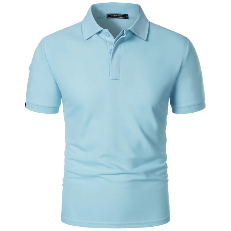 Heren Ademend Sport Polo Shirt – Casual Zomer
