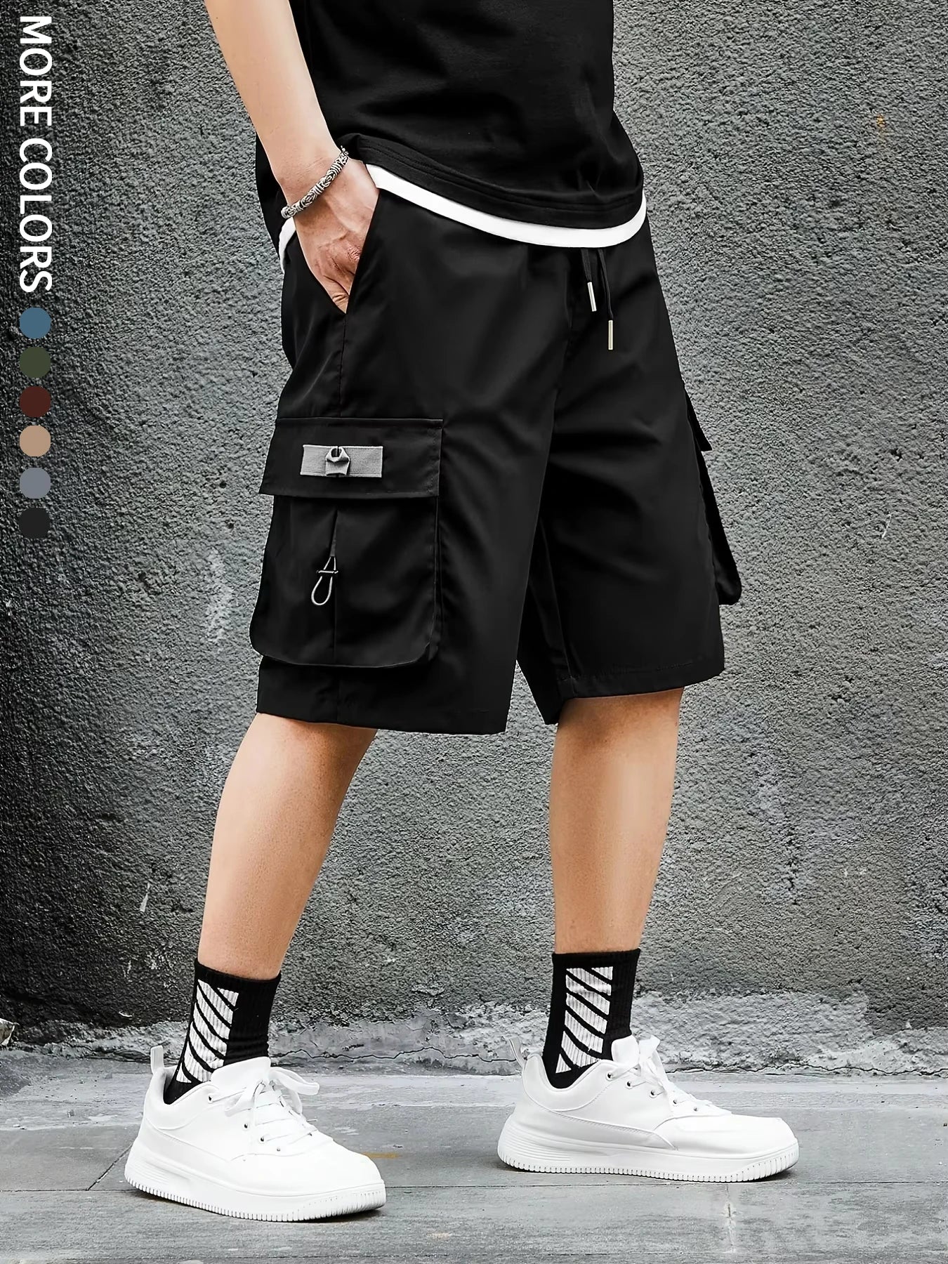 Heren Cargo Shorts met Grote Zakken – Outdoor & Casual
